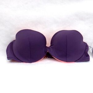 VICTORIA'S SECRET Pushup Bikini Top Size 34A NWT